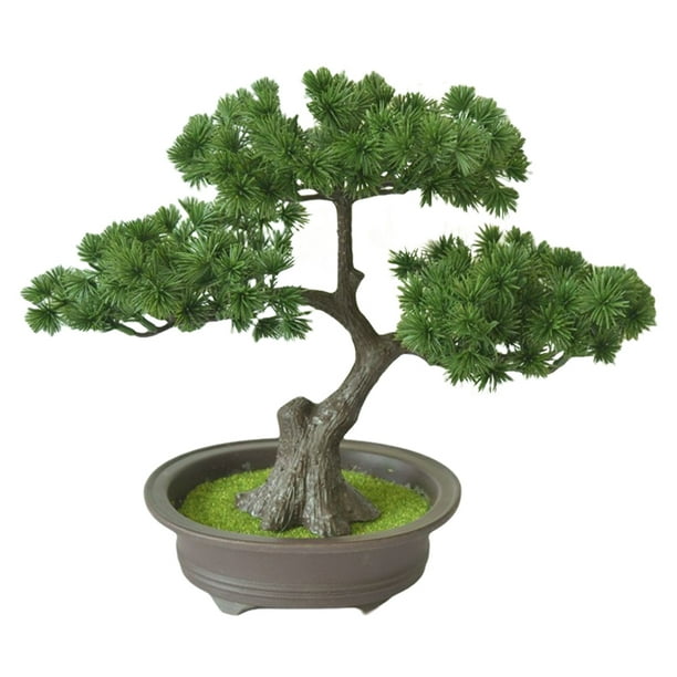 Fake Artificial Green Plant Bonsai Potted Simulation Pine Tree Home/Office Decor Fake Artificial Green Plant Bonsai Potted Simulation Pine Tree Home/Office Decor